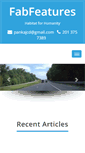 Mobile Screenshot of fabfeatures.com